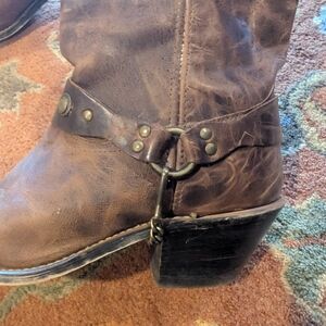 Ariat Distressed Brown Heeled Boots